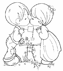  Dibujos de   amor para colorear Ni os    