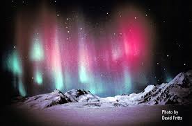      the  aurora   is really putting on    