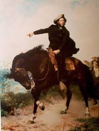   Sam Houston   on Horse