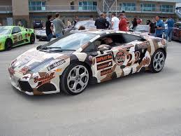 Lamborgini at the gumball 3000 - via Daymix