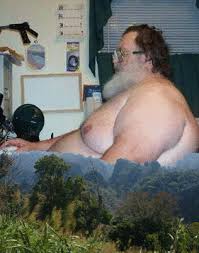      here is your  fat   guy in jungle    