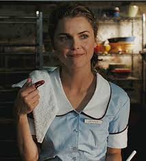 a WAITRESS-themed display