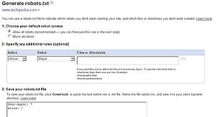 Google Robots.txt Generator