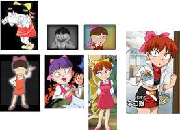 例えばゲゲゲの鬼太郎のネコ娘。