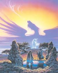  x26quot Merlin and  Fantasy   x26quot Print