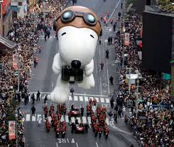 At Thanksgiving parade