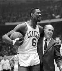 Bill Russell hugged Red Auerbach 