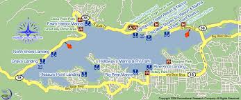   Big Bear   Lake Map