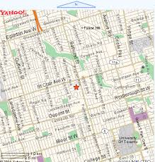Toronto map location of - via Daymix
