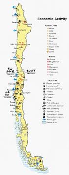      map page of the Chile tourism    