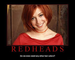 Then there are the redhead