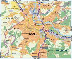Karte von Basel.bilder