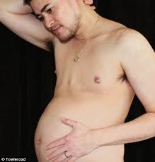 Thomas Beatie pictured while