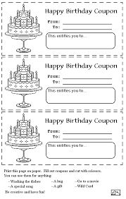 BDay coupon