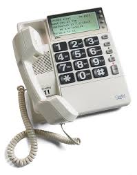 Picture of the CapTel  phone  