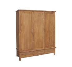 Bronx Oak Triple Wardrobe - via Daymix