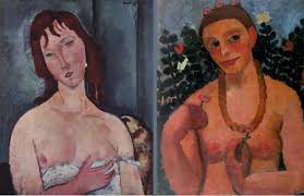 she painted nude