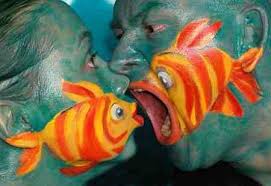 Face-painted Fish in a - via Daymix