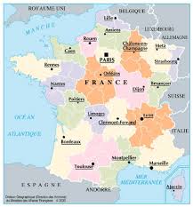 MAP OF  FRANCE  