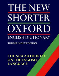 The New Shorter  Oxford English      