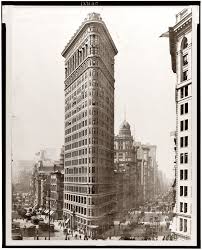 of the Flatiron Building in NYC