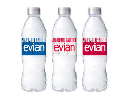 water brand evian - via Daymix