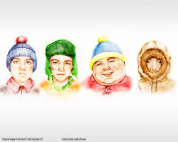   South Park   boys real life sketches    
