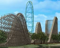 el toro wooden roller coaster
