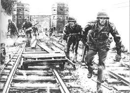 It was the  Rhine crossing   that broke    