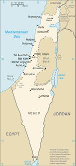 the West Bank and Gaza map