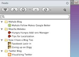 Screenshot of Feed Sidebar