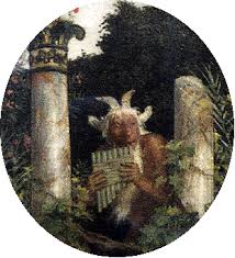 A young Pan playing his