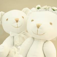 501-9-376 DIY塗色簽名結婚小熊