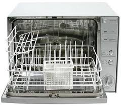 black compact dishwasher,