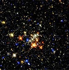 Hubble Deep Space Galaxy Image