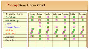 Example of Chore Chart - via Daymix