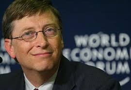 In January, Bill Gates