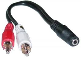 2 x RCA Male / 1 x 3.5mm