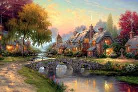 Thomas_kinkade_oil_painting