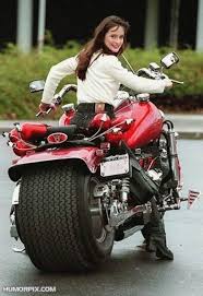   Biker chick   That x26s pretty hot 