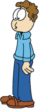 Jon Arbuckle. Eyes: Black - via Daymix