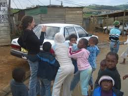 Having fun with the kids in  Zone O  