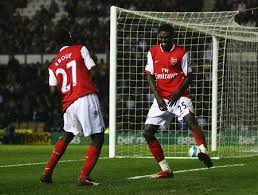 Image <b>Emmanuel Adebayor</b> does a jig as he <b>...</b> Picture