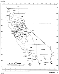 Map of California Counties - via Daymix
