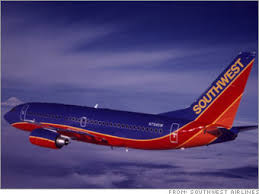 Southwest Airlines in flight - via Daymix