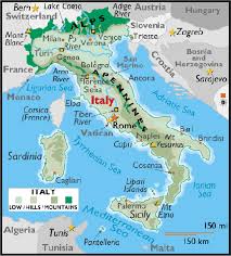 map of italy - via Daymix