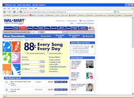      Digital  Music   Stores  Wal Mart  