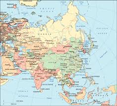 Image Map of <b>Asia</b> Picture