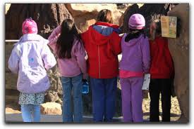 Girls at the Zoo