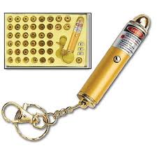 Golden Bullet Laser Pointer w/